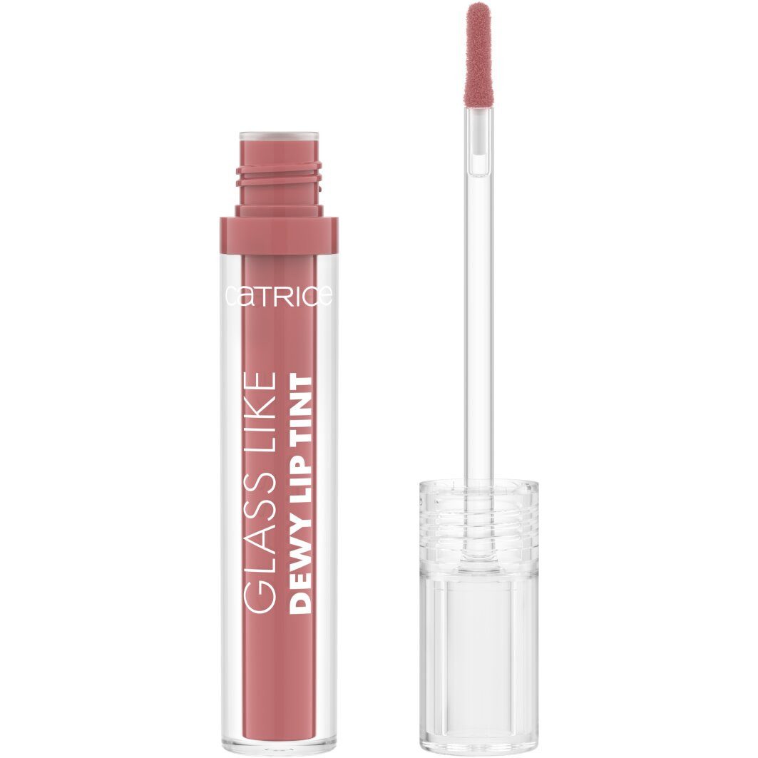 Catrice Блеск для губ Glass Like Dewy Lip Tint, 3-tlg., Intensive Pflege, hochglänzendes, leuchtendes Finish, wässrige Textur.