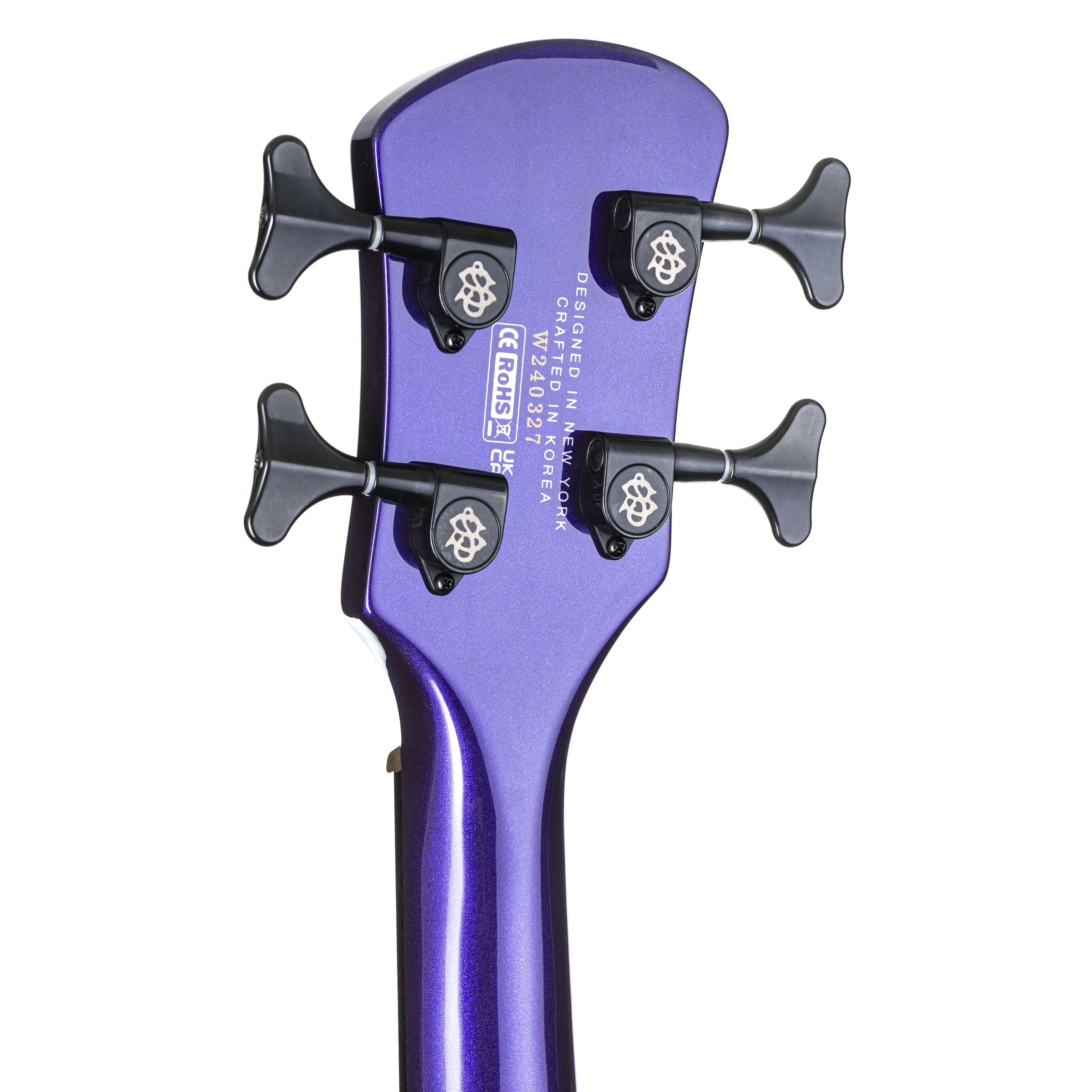 Spector E-Bass, E-Bässe, 4-Saiter E-Bässe, NS Ethos HP 4 Plum Crazy Gloss - E-Bass