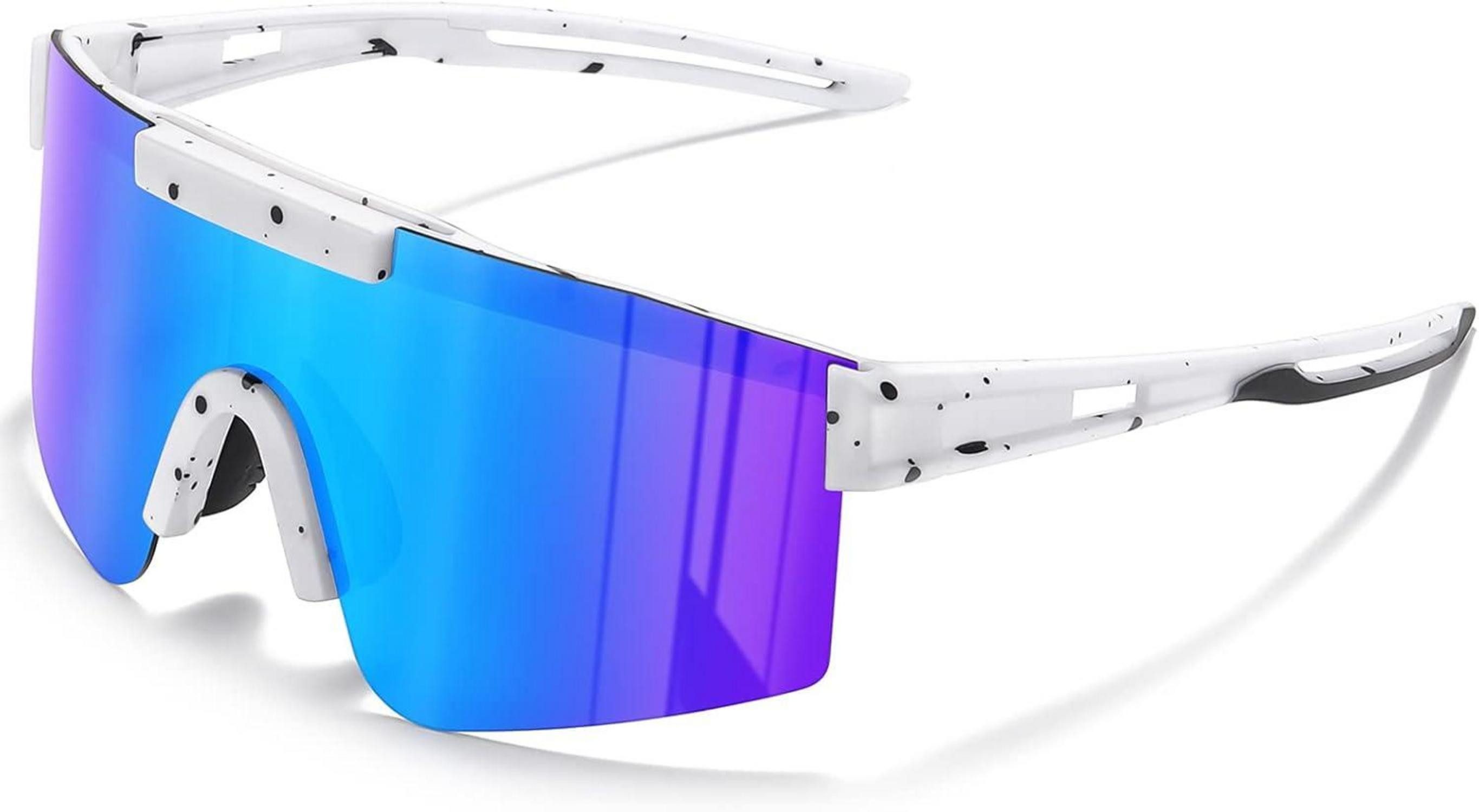 Sonnenbrille Sportbrille Polarisiert UV400 Radsportbrille für Herren Damen MTB