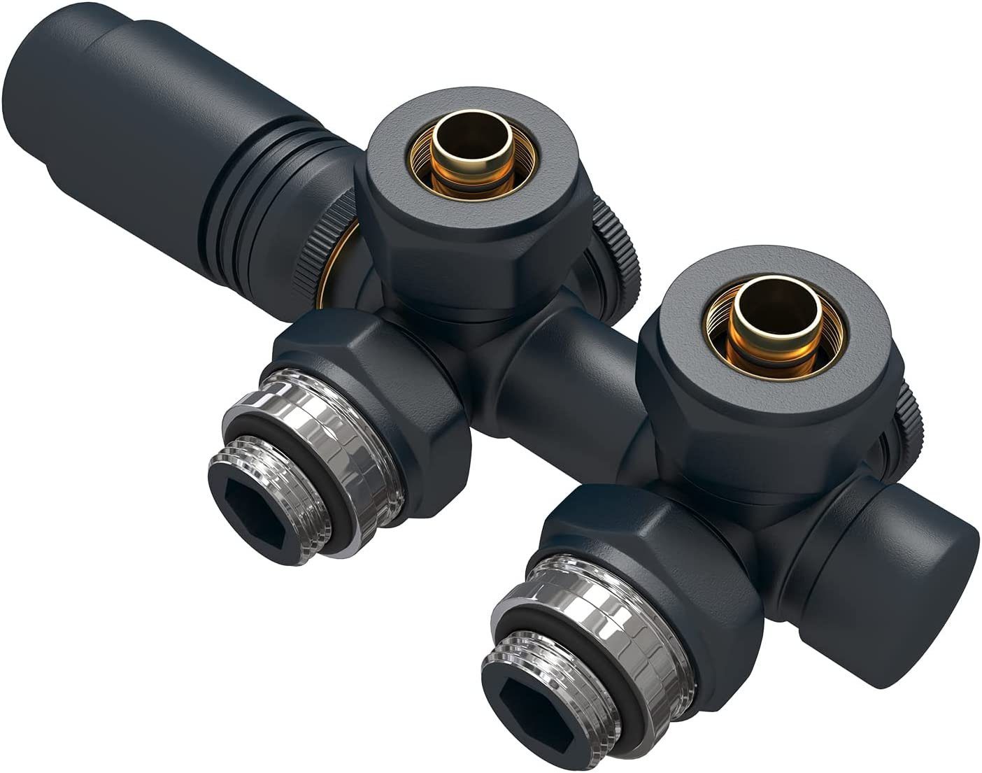 EMKE Heizkörperthermostat Anschlussarmatur Ventil mit Thermostat für Heizkö günstig online kaufen