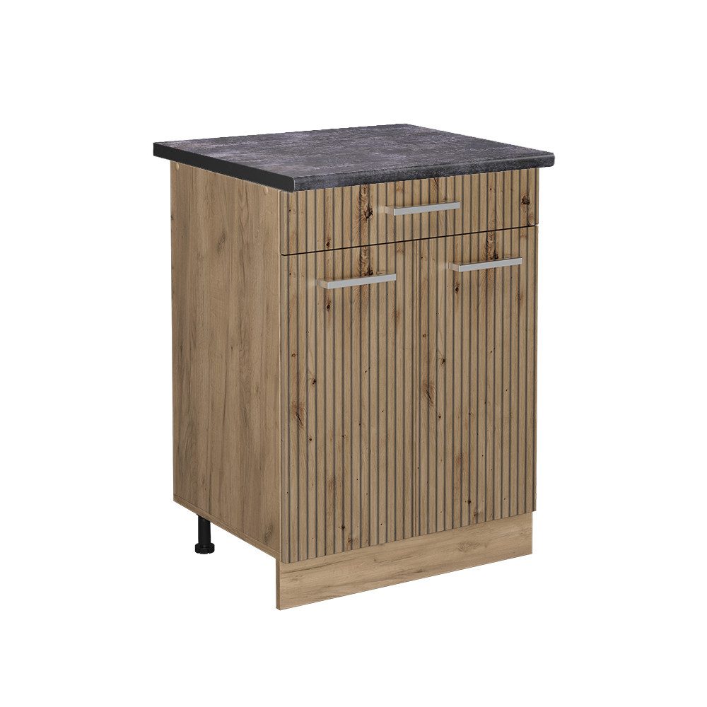 Vicco Unterschrank R-Line, Artisan-Eiche/Goldkraft Eiche, 60 günstig online kaufen