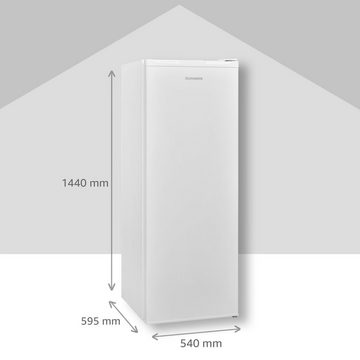 Telefunken Kühlschrank KTFK265FW2, 144 cm hoch, 54 cm breit, Großer Standkühlschrank ohne Gefrierfach, 255 L Gesamt-Nutzinhalt