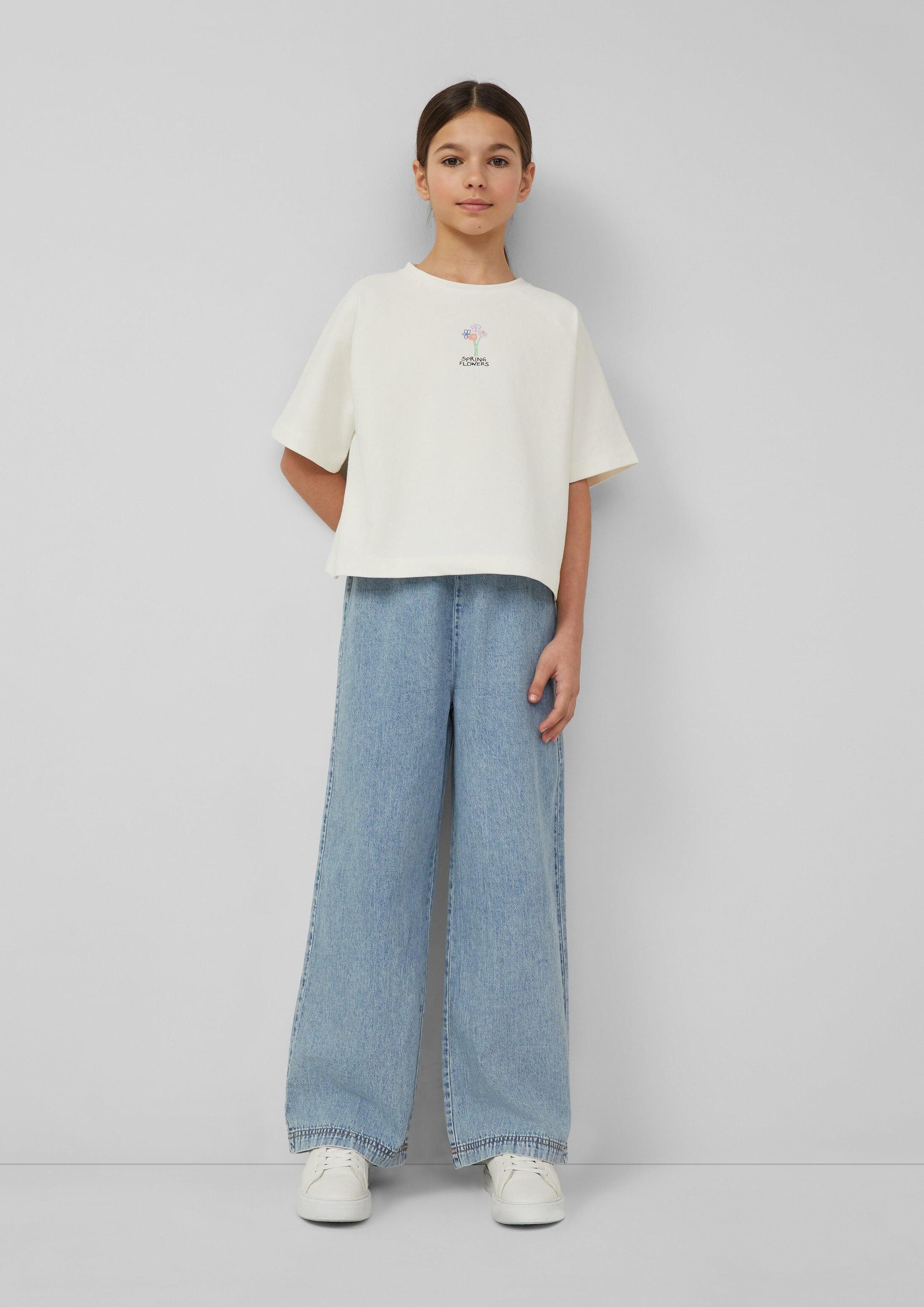s.Oliver Weite Jeans Jeans-Hose WIDE LEG Jeans / Regular Fit / High Rise / Wide Leg / Elastikbund