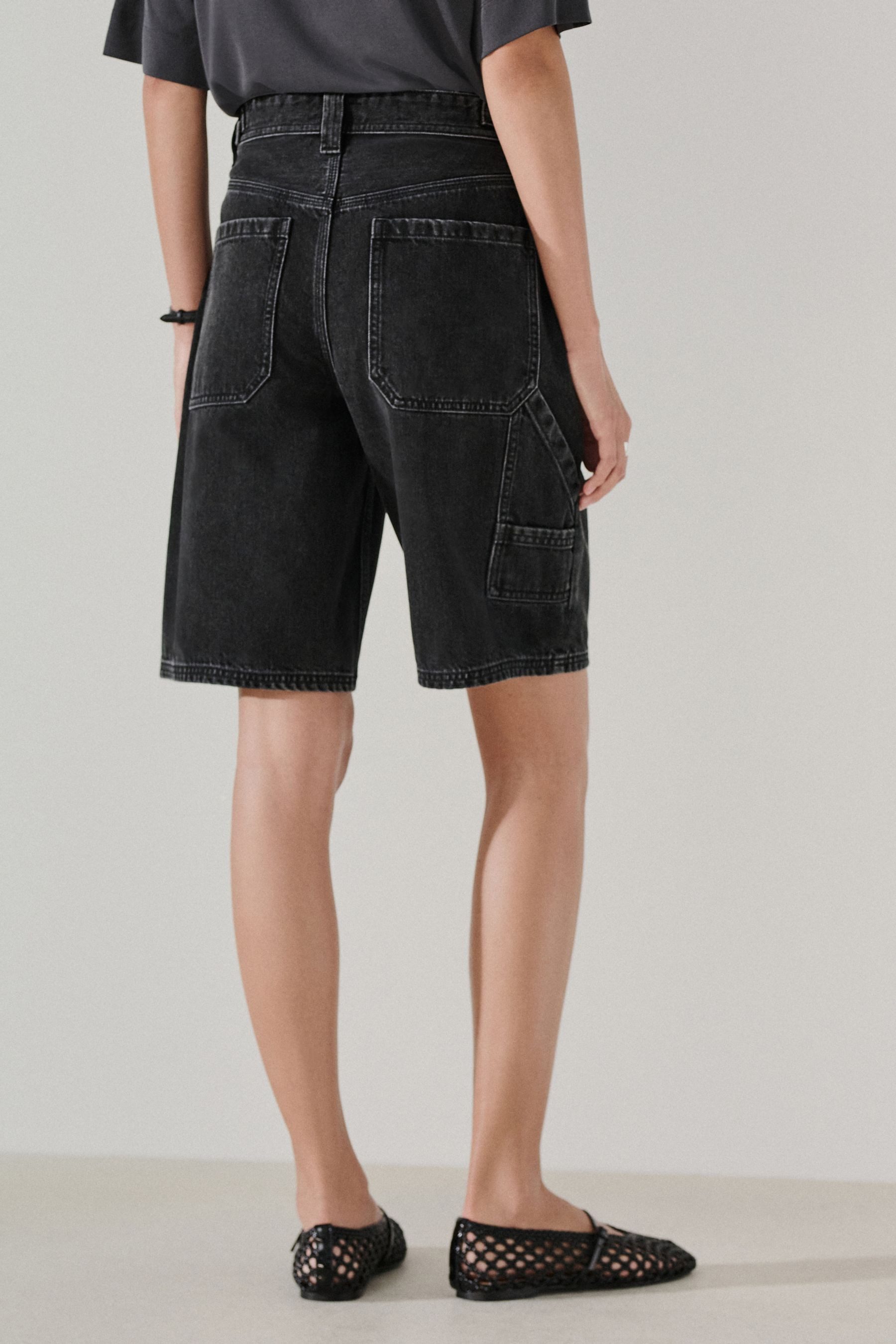 Next Jeansshorts Denim-Jorts-Shorts im Utility-Stil (1-tlg) günstig online kaufen