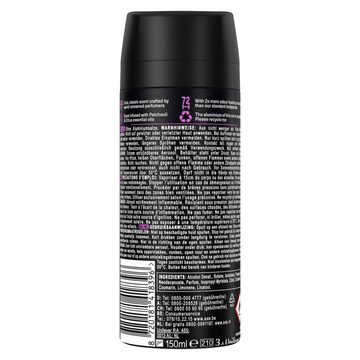 axe Deo-Set 6x 150ml Premium Bodyspray Purple Patchouli, Deo Deodorant ohne Aluminiumsalze