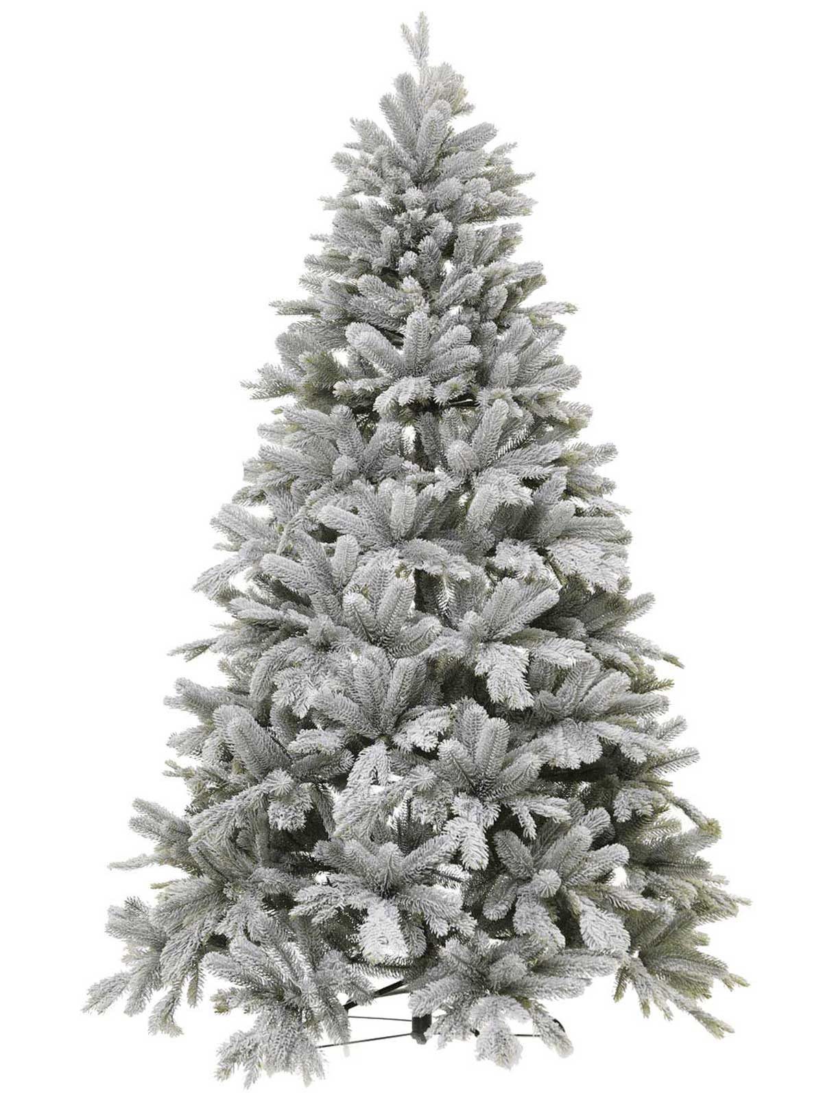 Künstlicher Weihnachtsbaum Polyethylen NORDMANN Rund - mit Schnee
