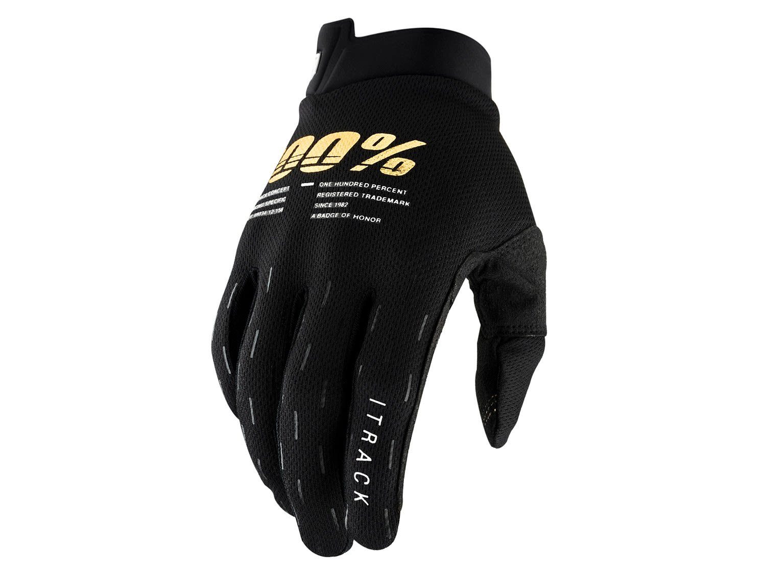 100% Accessoires Glove Itrack 100% Fleecehandschuhe Black