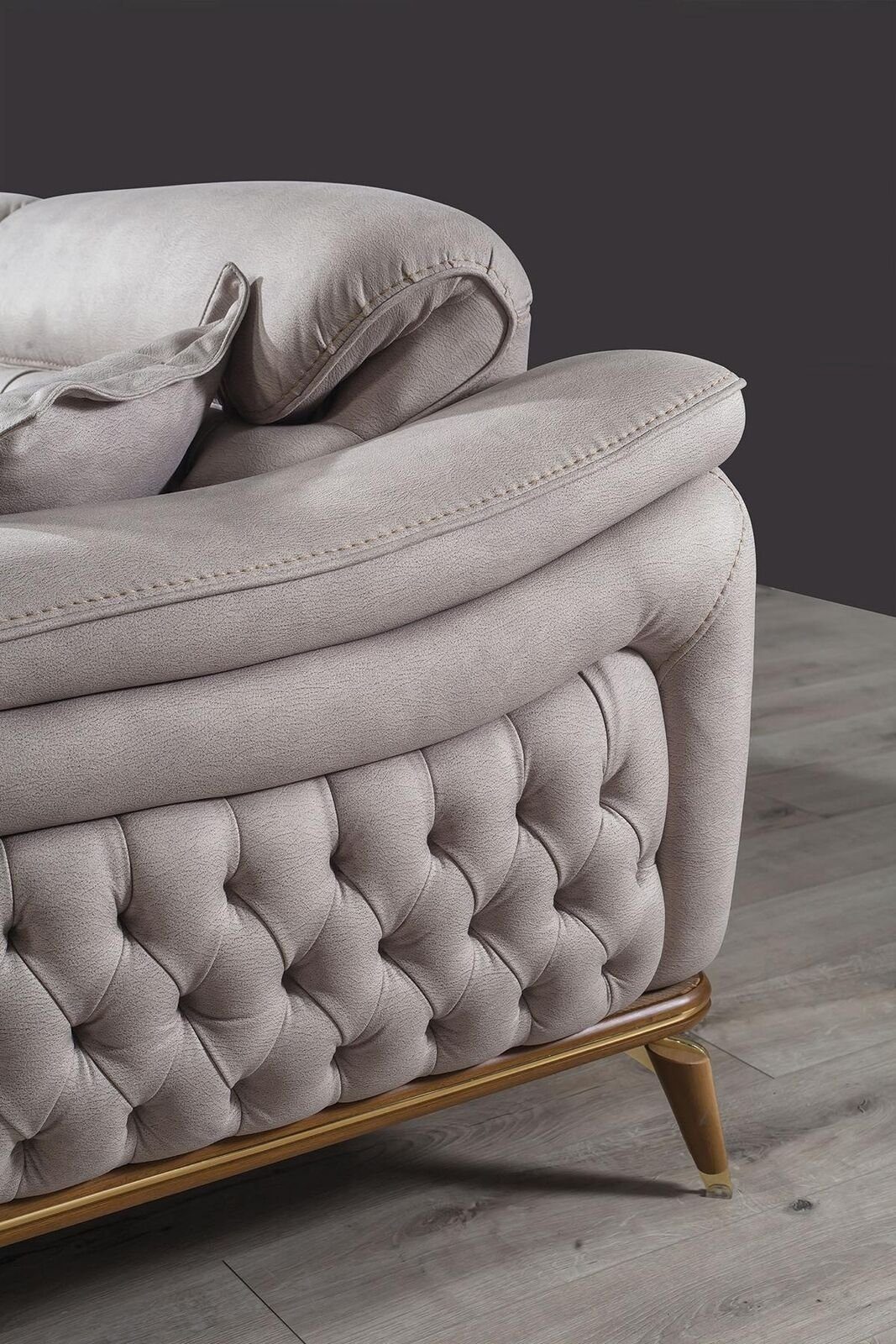 Weiß Europa Couchen Sofa 1 Made Dreisitzer Sofa Teile, Möbel, in Designer Luxus Polster JVmoebel Sitzer 3