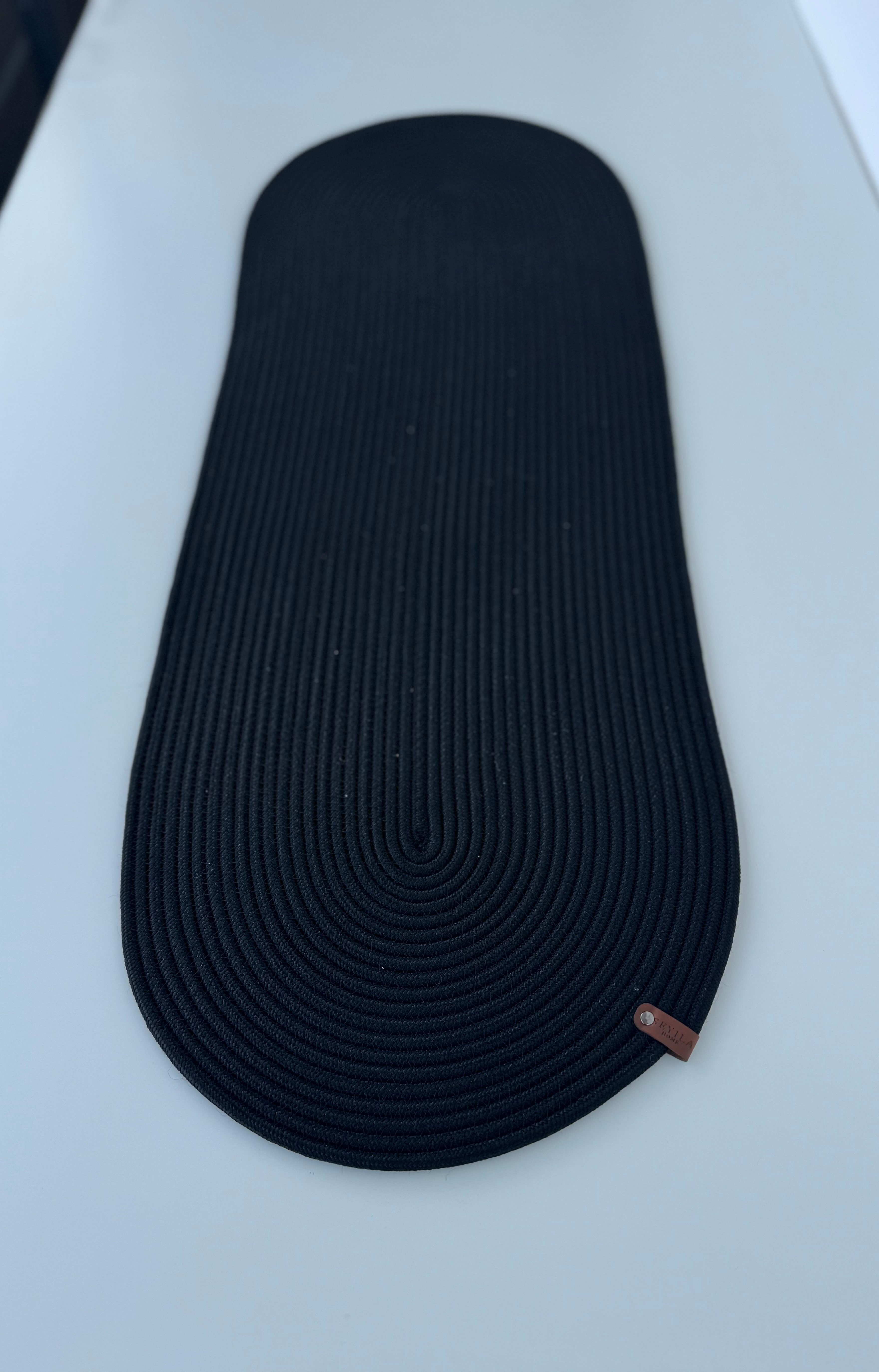 Seyila Home Mitteldecke Hochwertige Seyila Tischdecke aus Jute und Baumwollseil geflochten – Bild 3 von 3