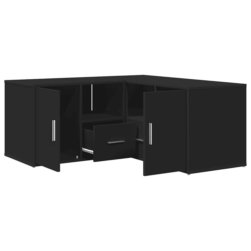 vidaXL Schuhschrank Eckregal Schwarz 160x40x45 cm günstig online kaufen
