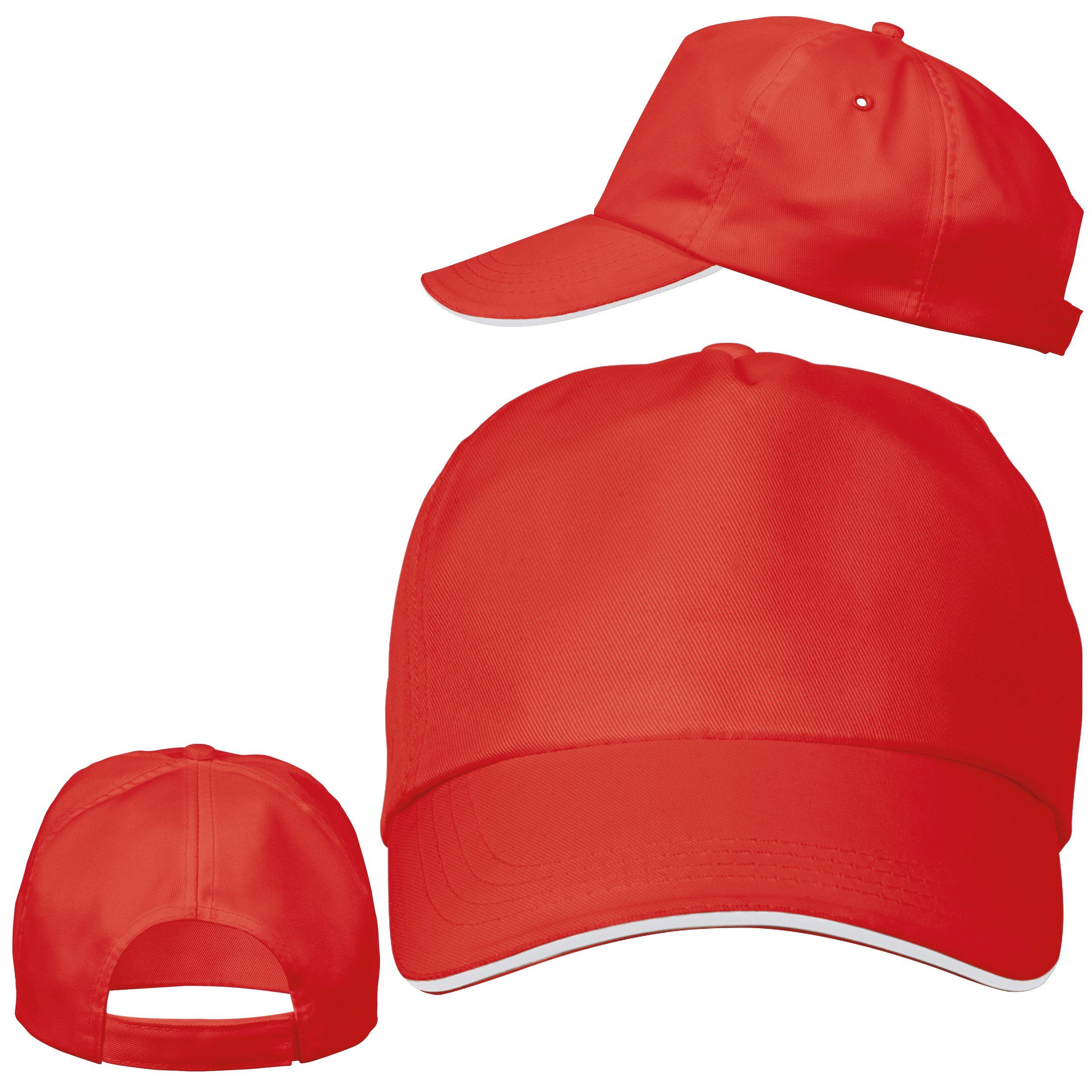 Easy Gifts Baseball Cap Basecap / Farbe: rot günstig online kaufen
