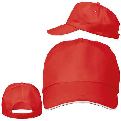 Livepac Office Baseball Cap Basecap / Farbe: rot