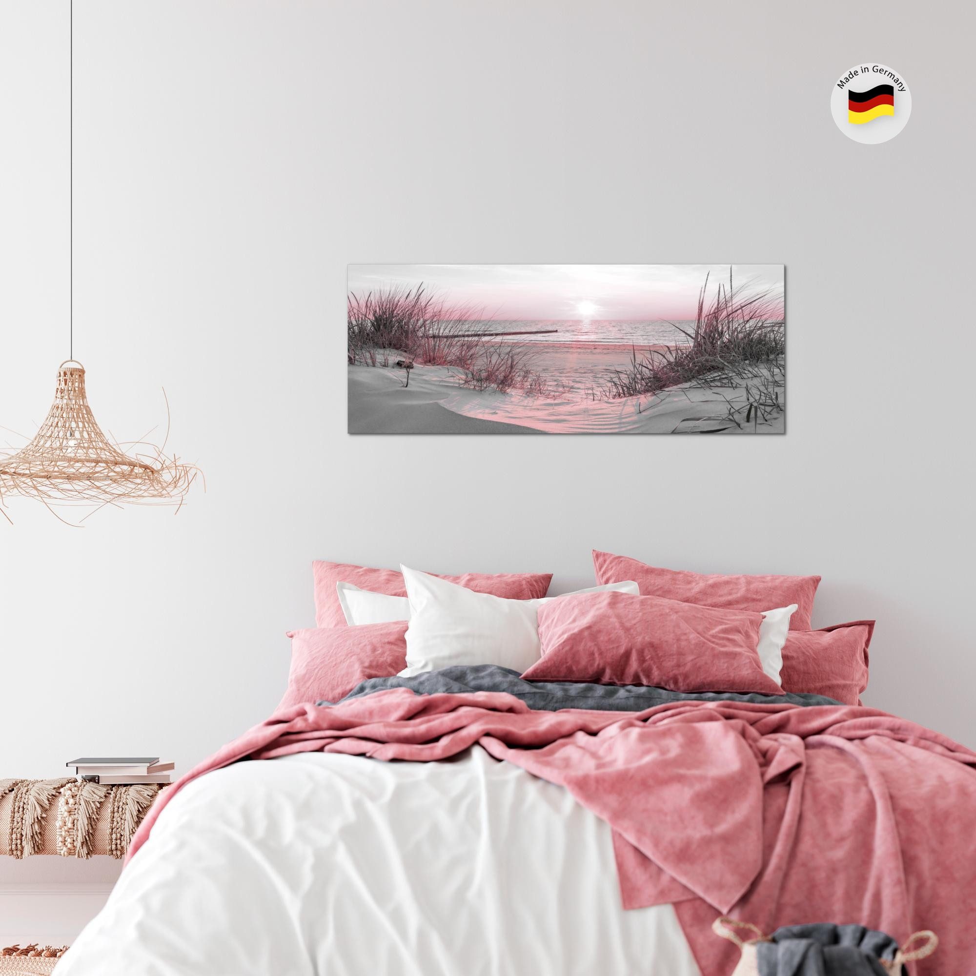 Runa Art Wandbild Wald See Natur Landschaft Deko Bilder XXL Wohnzimmer Schlafzimmer, Ostsee