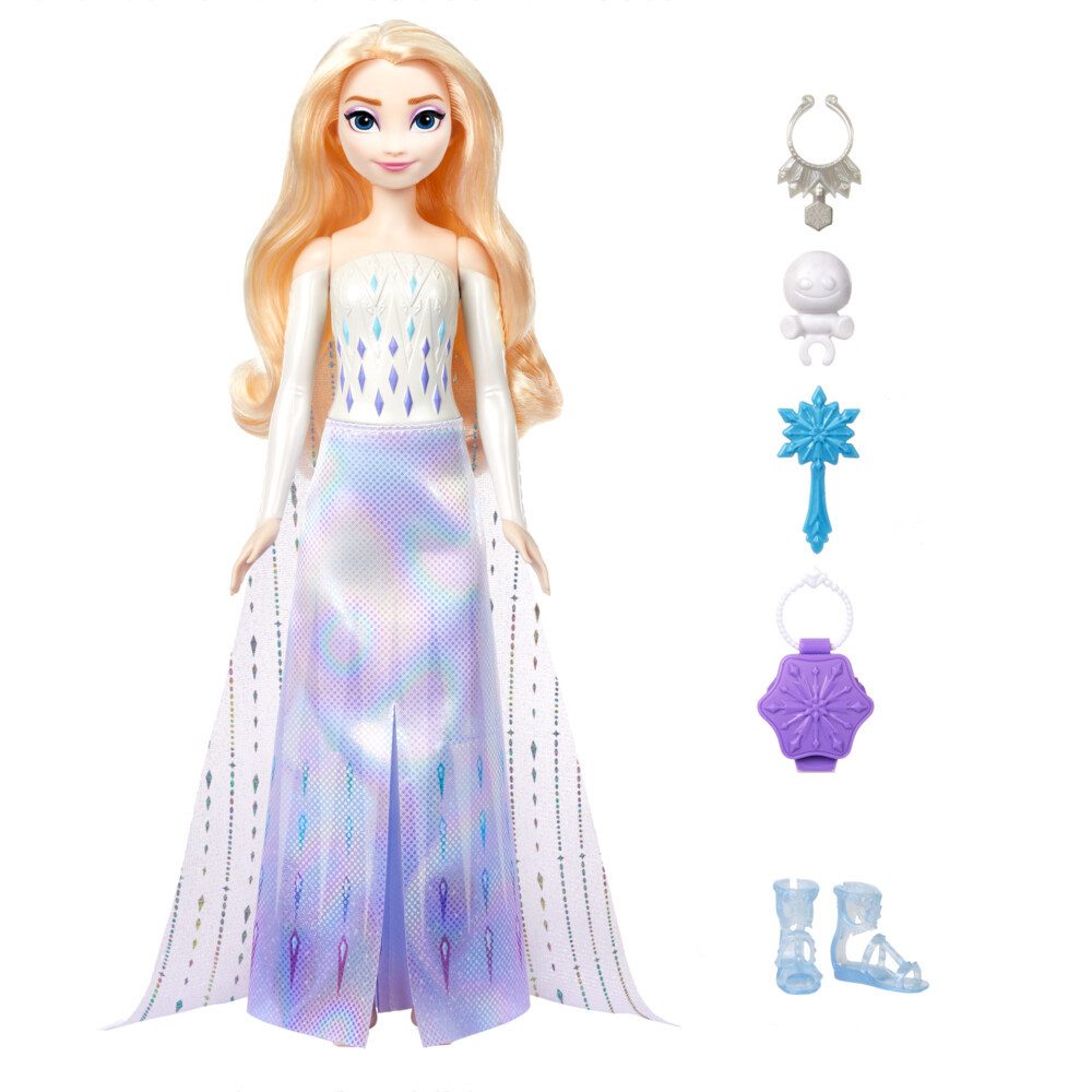 Mattel® Anziehpuppe Puppe Disney Frozen Spin & Reveal Elsa günstig online kaufen