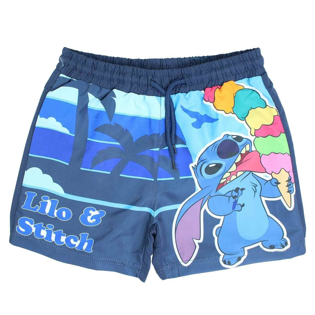 Disney Badeshorts Disney Stitch Kinder Jungen Badehose Shorts Gr. 98 bis 128