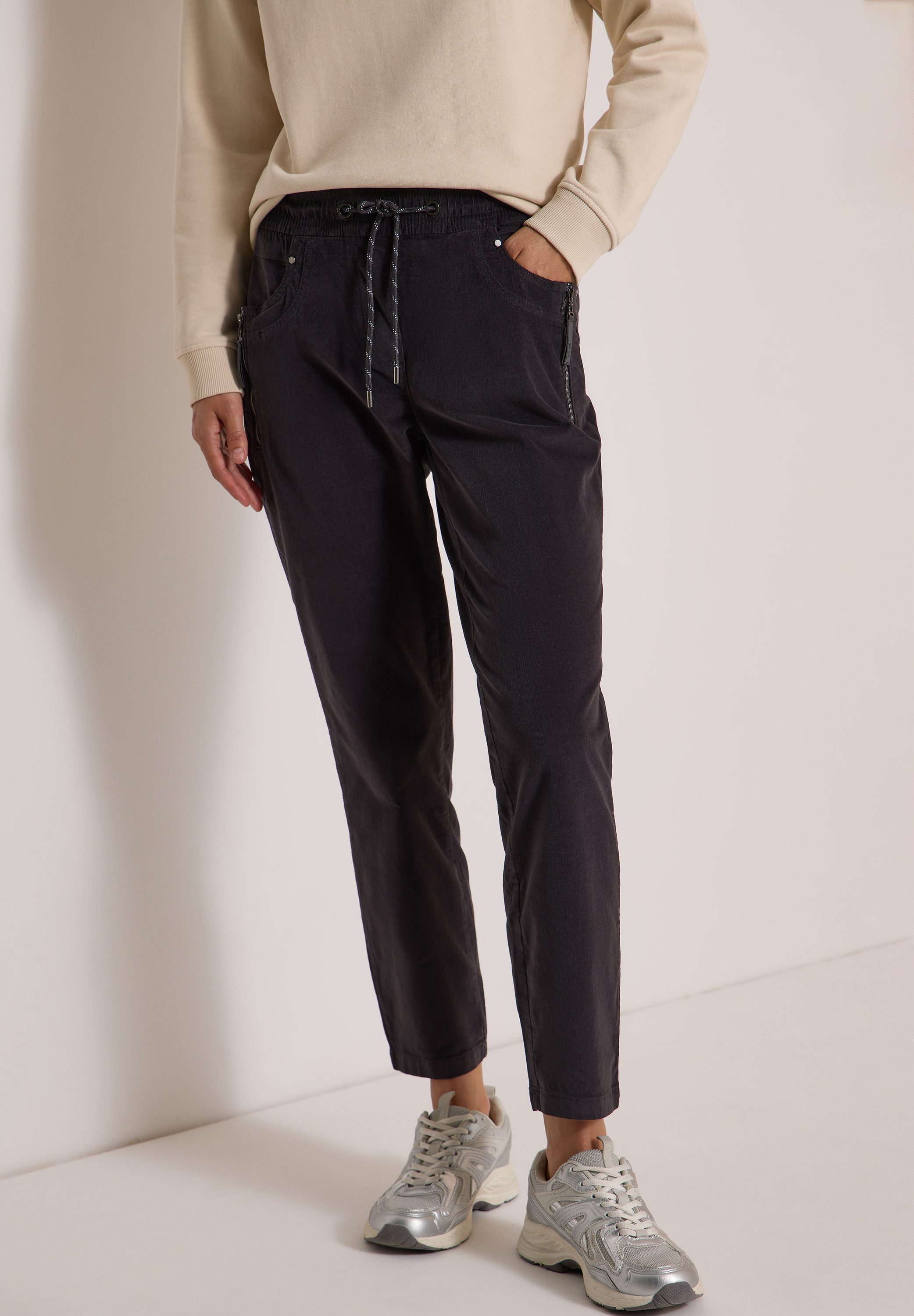 CECIL Cordhose Middle Waist