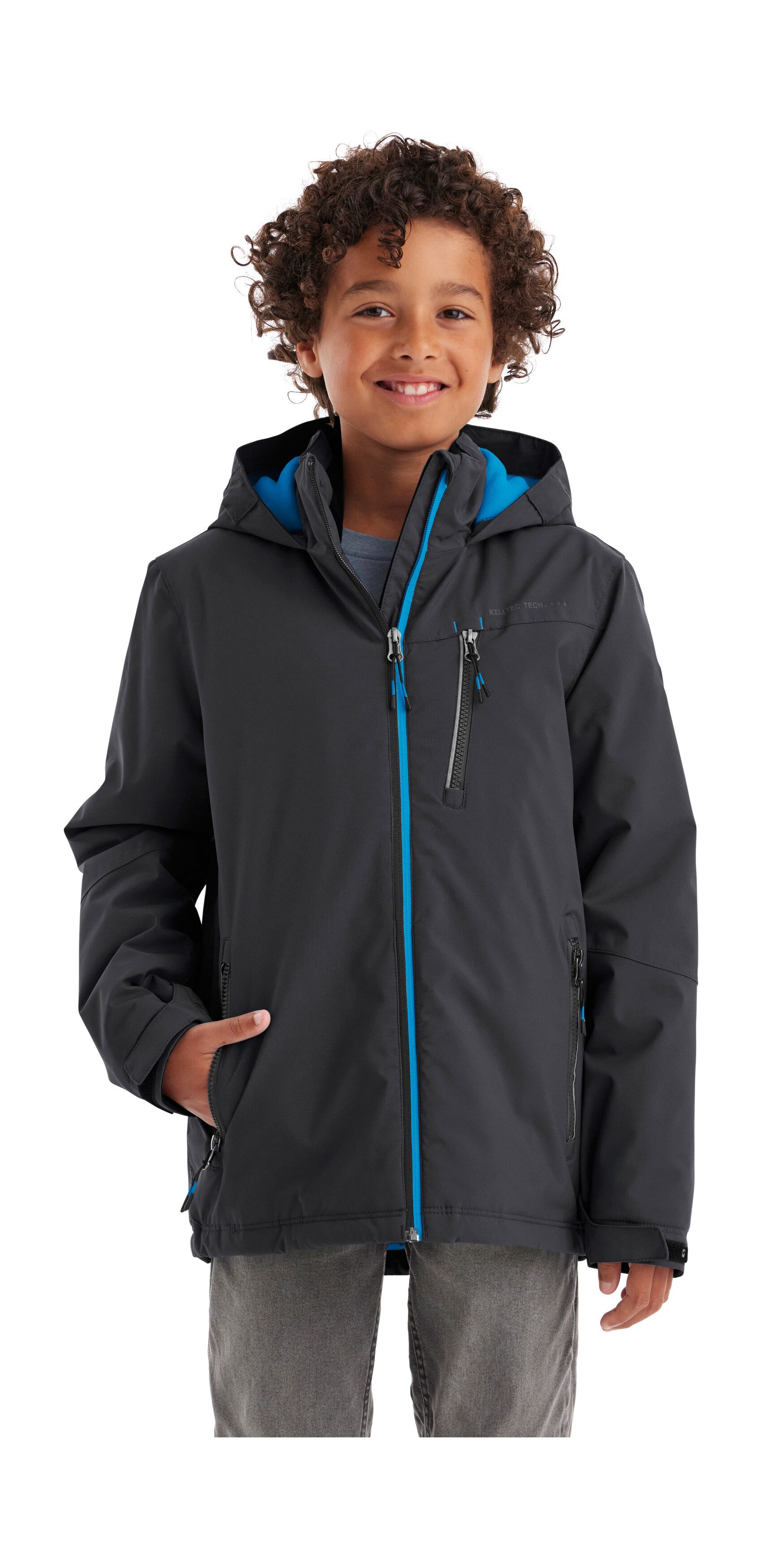 Killtec Outdoorjacke KOW 159 BYS JCKT Wasser- und winddichte Kids Winterjacke mit Fleece-Futter