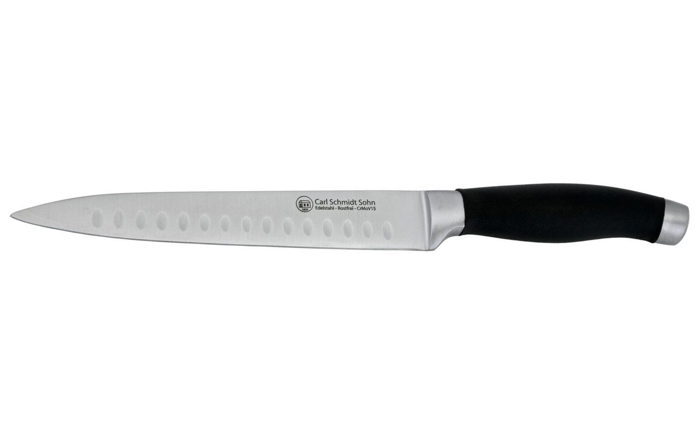 Carl Schmidt Sohn Fleischmesser SHIKOKU, 20 cm, Edelstahl rostfrei, mit Kullenschliff