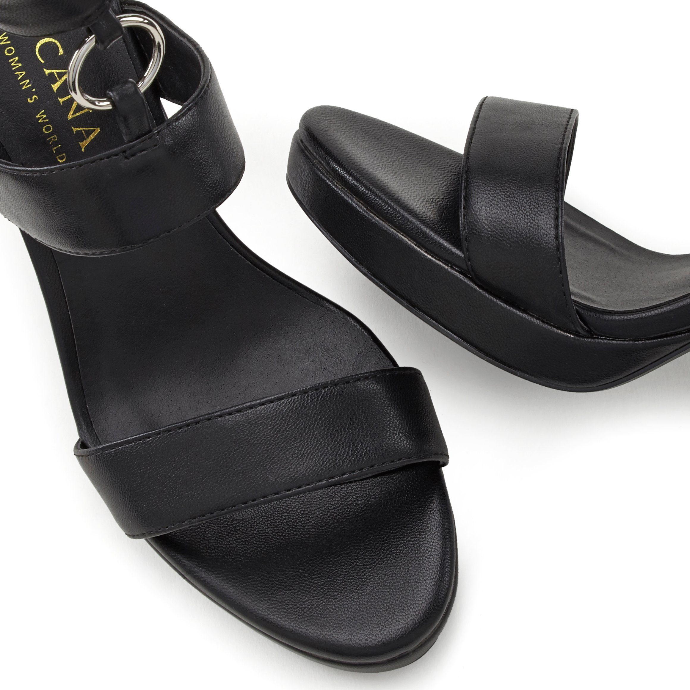 LASCANA Belle Affaire High-Heel-Sandalette Sandale, offener erotisch Schuh Ring-Applikation mit