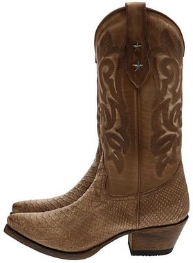 Mayura Boots ALABAMA Braun Cowboystiefel Rahmengeähte Damen Westernstiefel