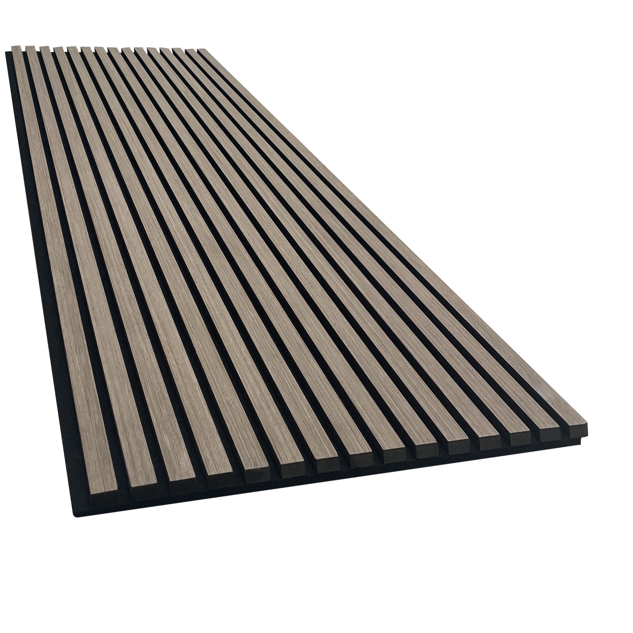 tktrading24 Wandpaneel Akustikpaneel mit Holzfurnier Wandpaneele in Dark Walnut mit PET-Filz, BxL: 60x270 cm, (1-tlg)