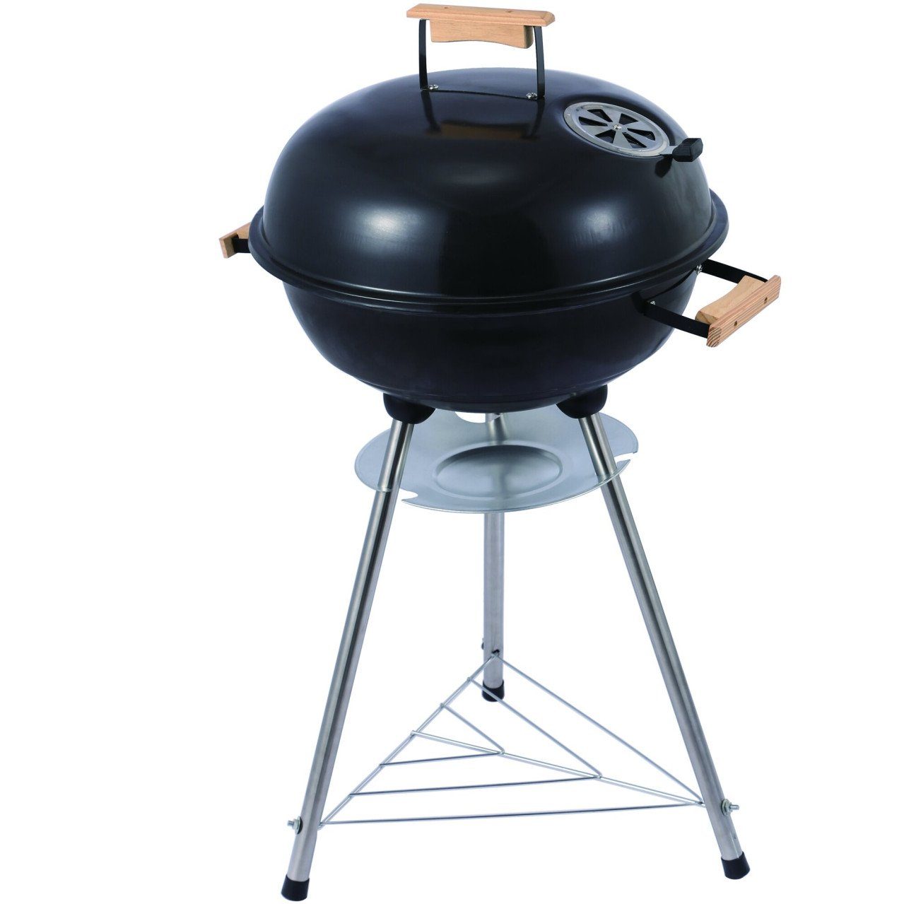 Trend Line Holzkohlegrill TrendLine Kugelgrill Compact Ø 44 cm, schwarz, Standfest