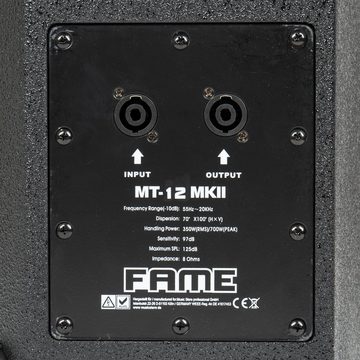 Fame Audio Lautsprecher (MT-12 MKII, 12 Zoll Lautsprecher, 250W, 8 Ohm)