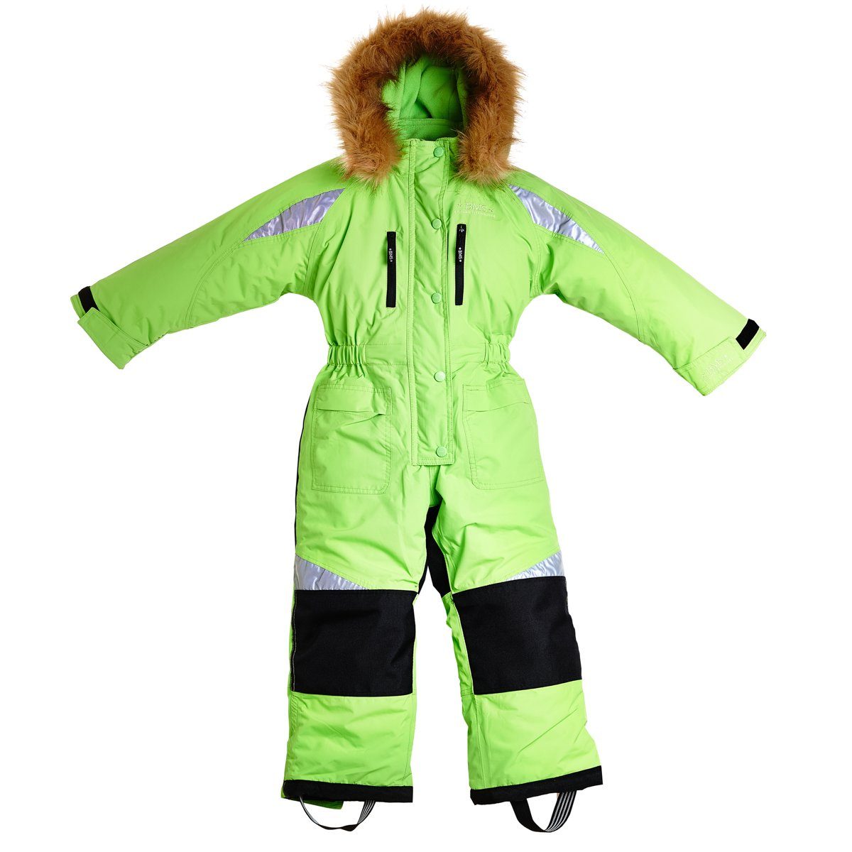 BMS Schneeoverall Skianzug für Kinder SoftLan + SORONA 100% wasserdicht und atmungsaktiv