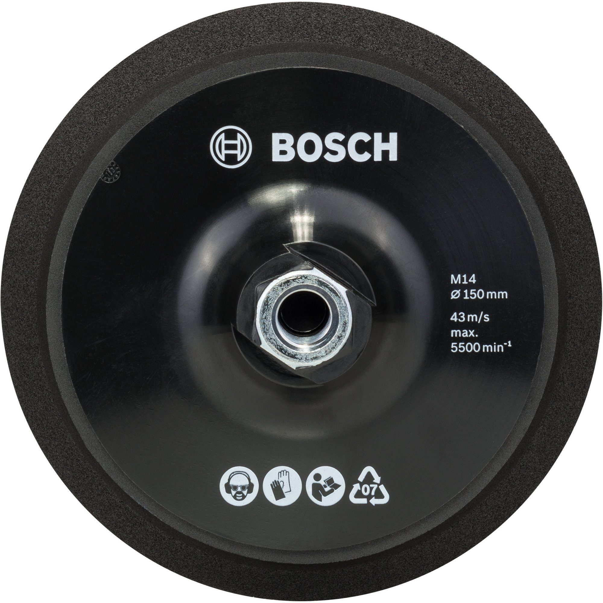 BOSCH Schleifscheibe Bosch Professional Gummistützteller Ø 150mm