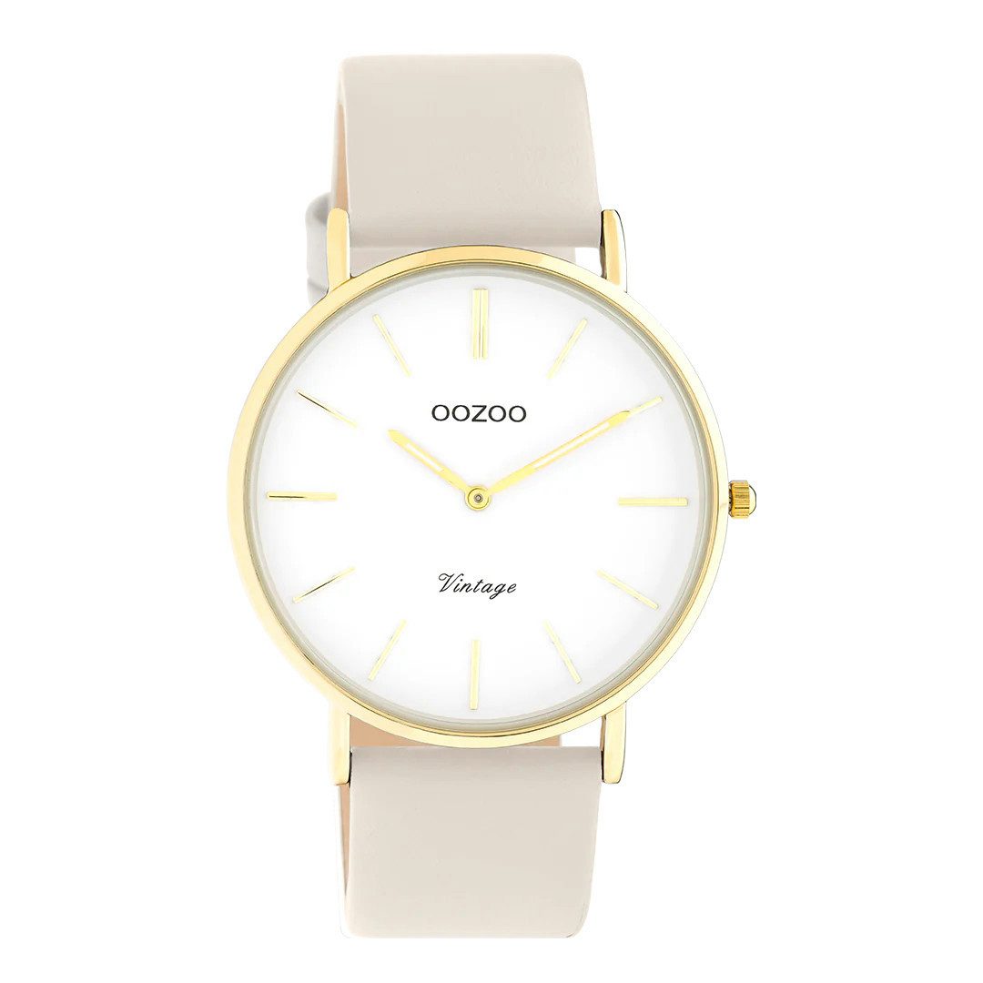 OOZOO Quarzuhr Vintage Damenuhr C20253 IP-Gold günstig online kaufen