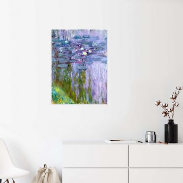 Posterlounge Poster Claude Monet, Seerosen III, Wohnzimmer Malerei