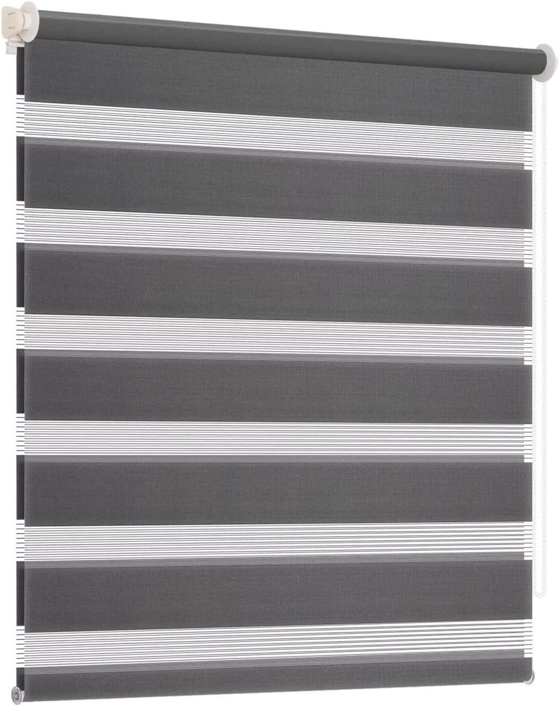 Doppelrollo Klemmfix ohne Bohre, OUBO, verdunkelnd, Fensterrollo Seitenzugr günstig online kaufen