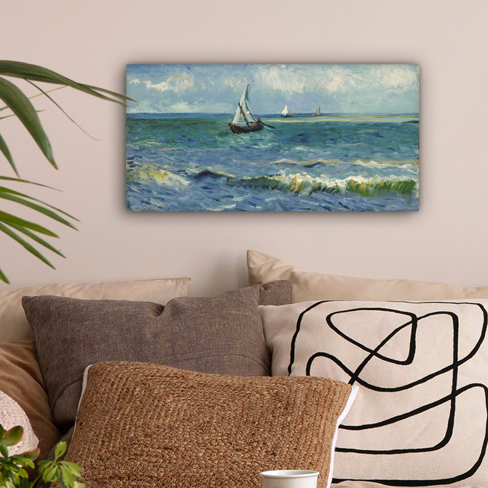 OneMillionCanvasses® Leinwandbild Panorama Meereslandschaft bei Les günstig online kaufen