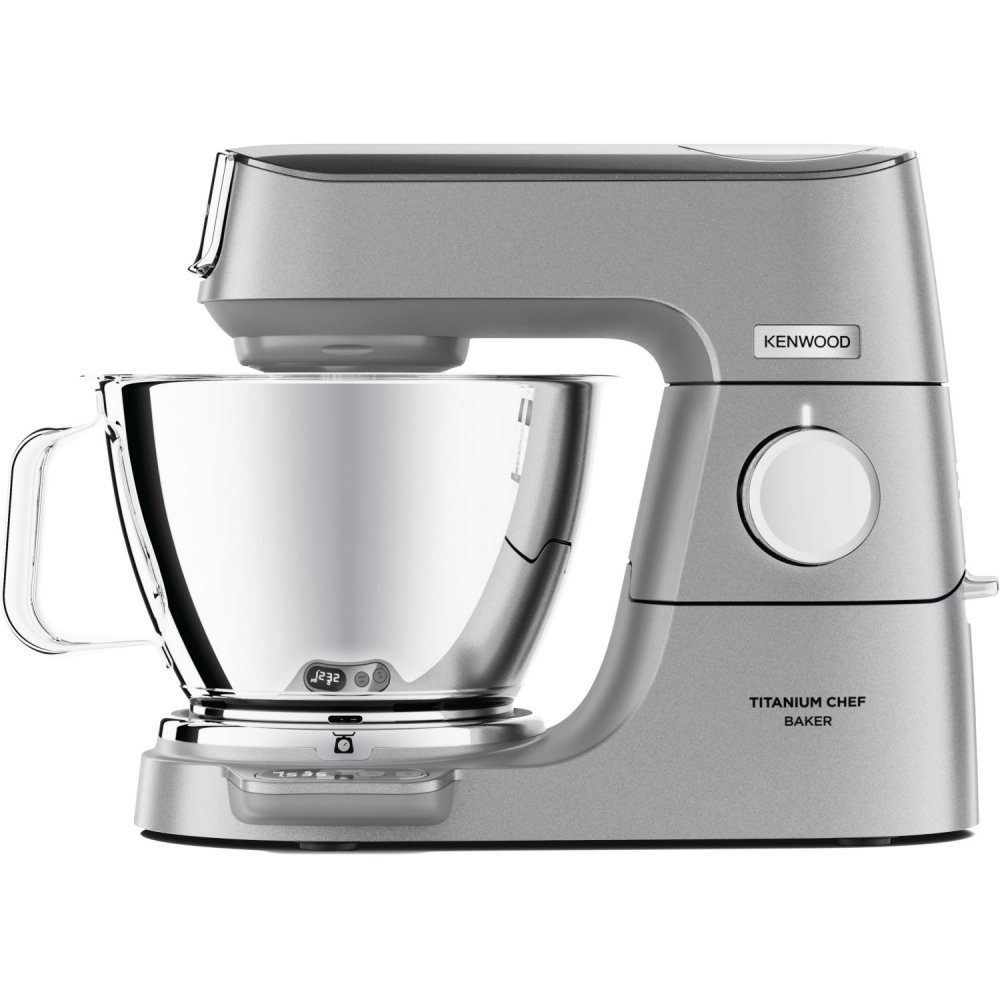 KENWOOD Küchenmaschine Kenwood KVC85.004SI Titanium Chef Baker - Küchenmaschine - silber | Multifunktionsküchenmaschinen