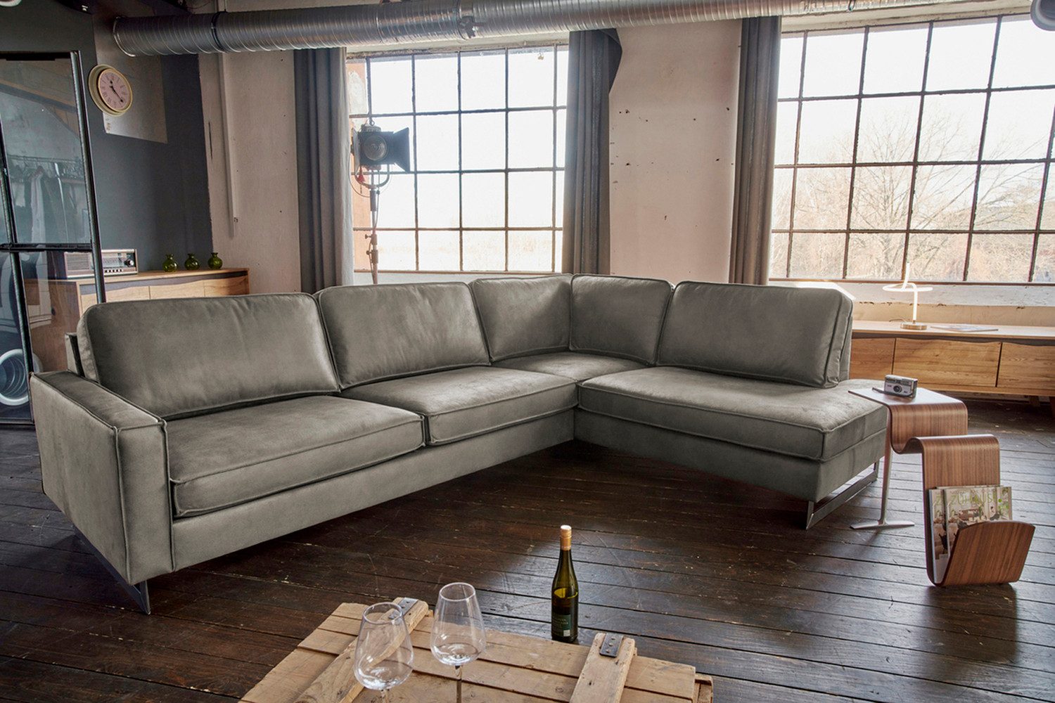 KAWOLA Ecksofa VILNIUS, Couch rechts oder günstig online kaufen