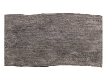 massivum Esstisch Bullwer Grau schwarz 140x90 cm