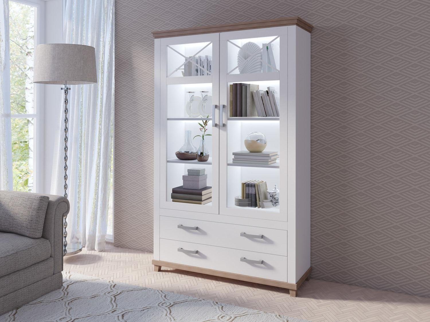 Vitrine »Britta«, Höhe 200 cm, 2-türig - 