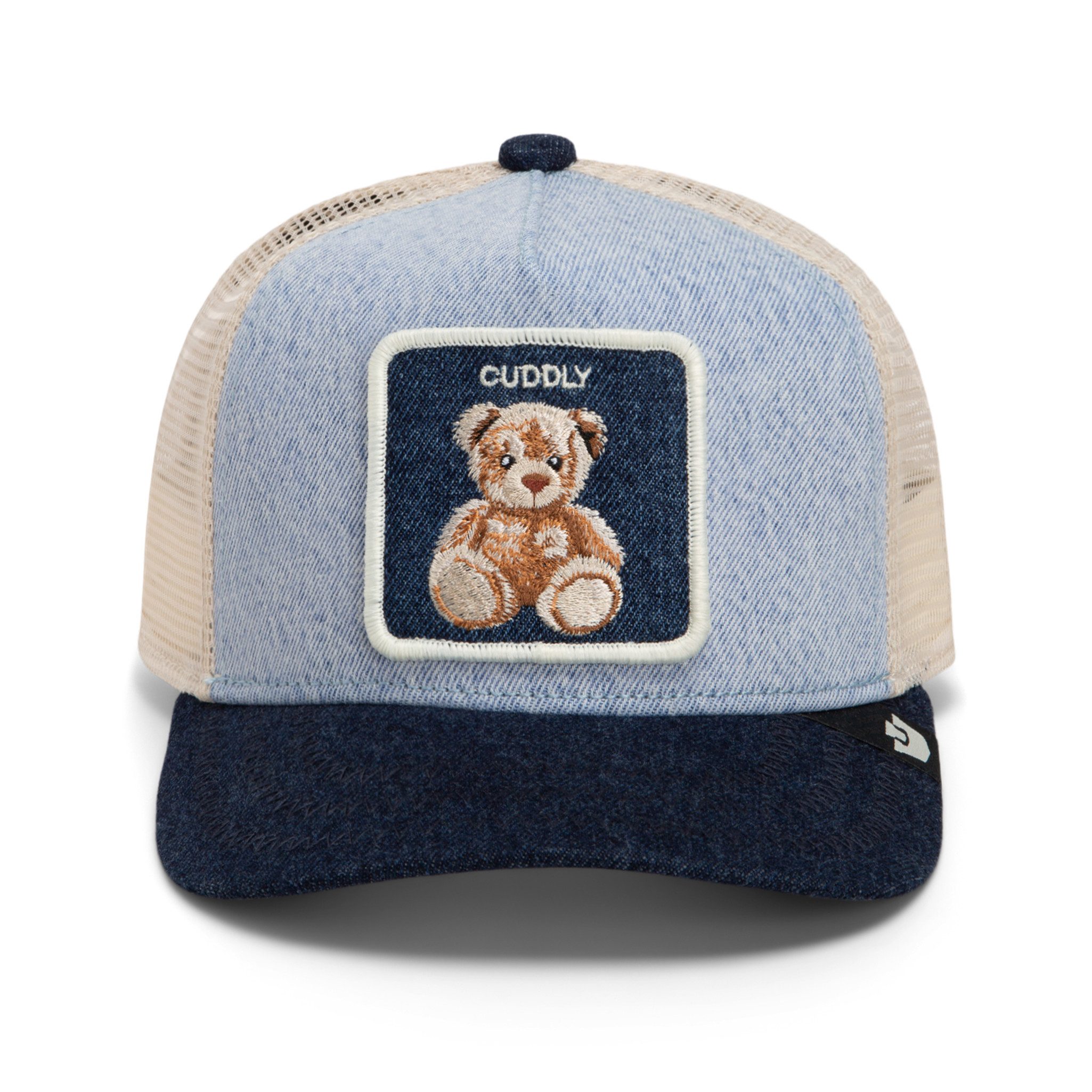 GOORIN Bros. Trucker Cap Goorin Bros. Kids Trucker Cap Denim Cuddly Mini Denim (Basecap, Basecap, Meshcap, Trucker Kappe)