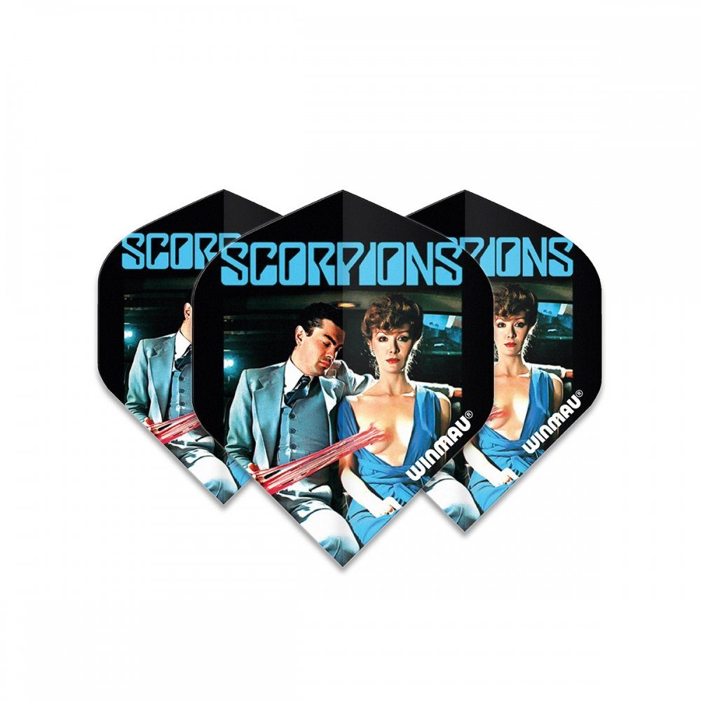Winmau Dartpfeil Flights Rock Legends Scorpions Love Drive, 100 micron