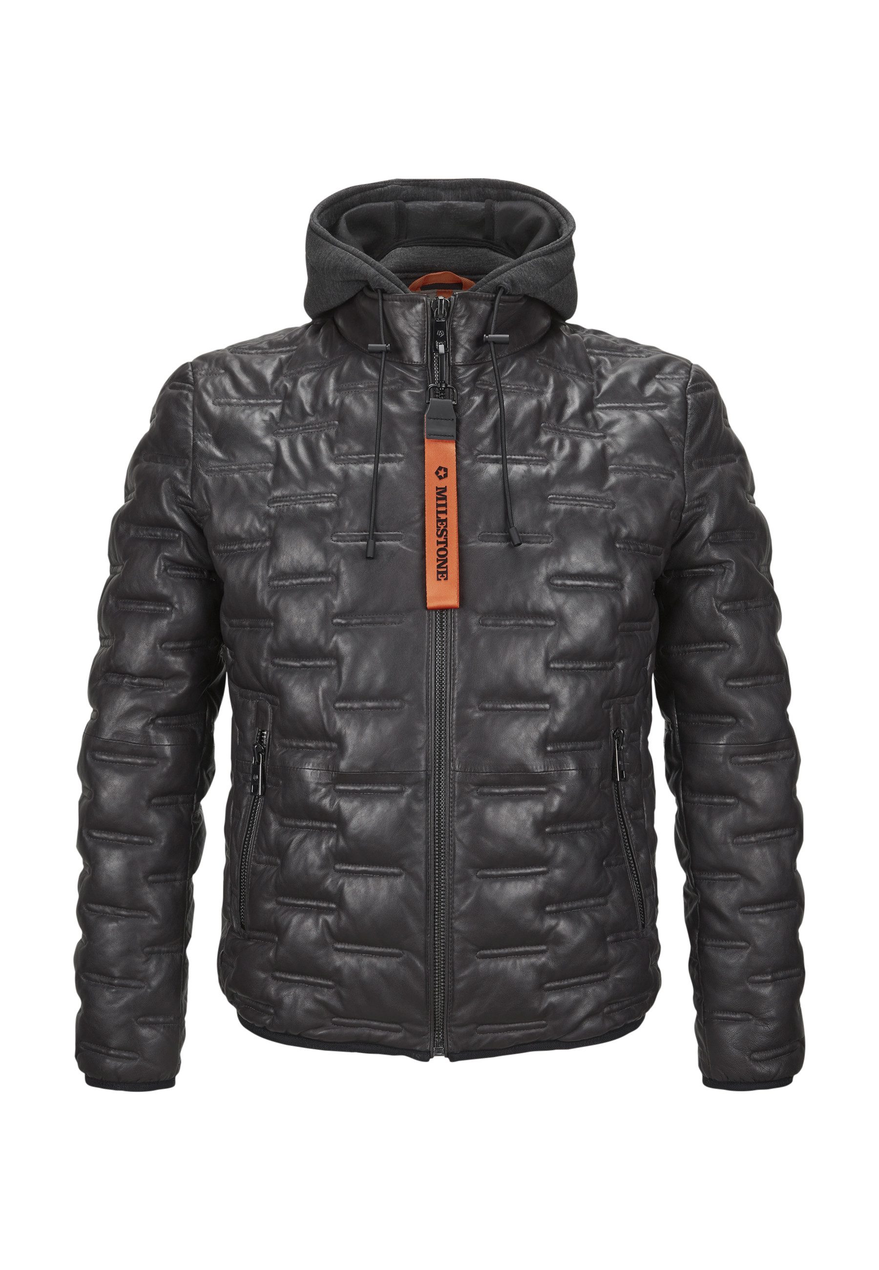 Milestone Lederjacke MSAlonso Herren Bikerjacke Jacke Leder normale Passfor günstig online kaufen