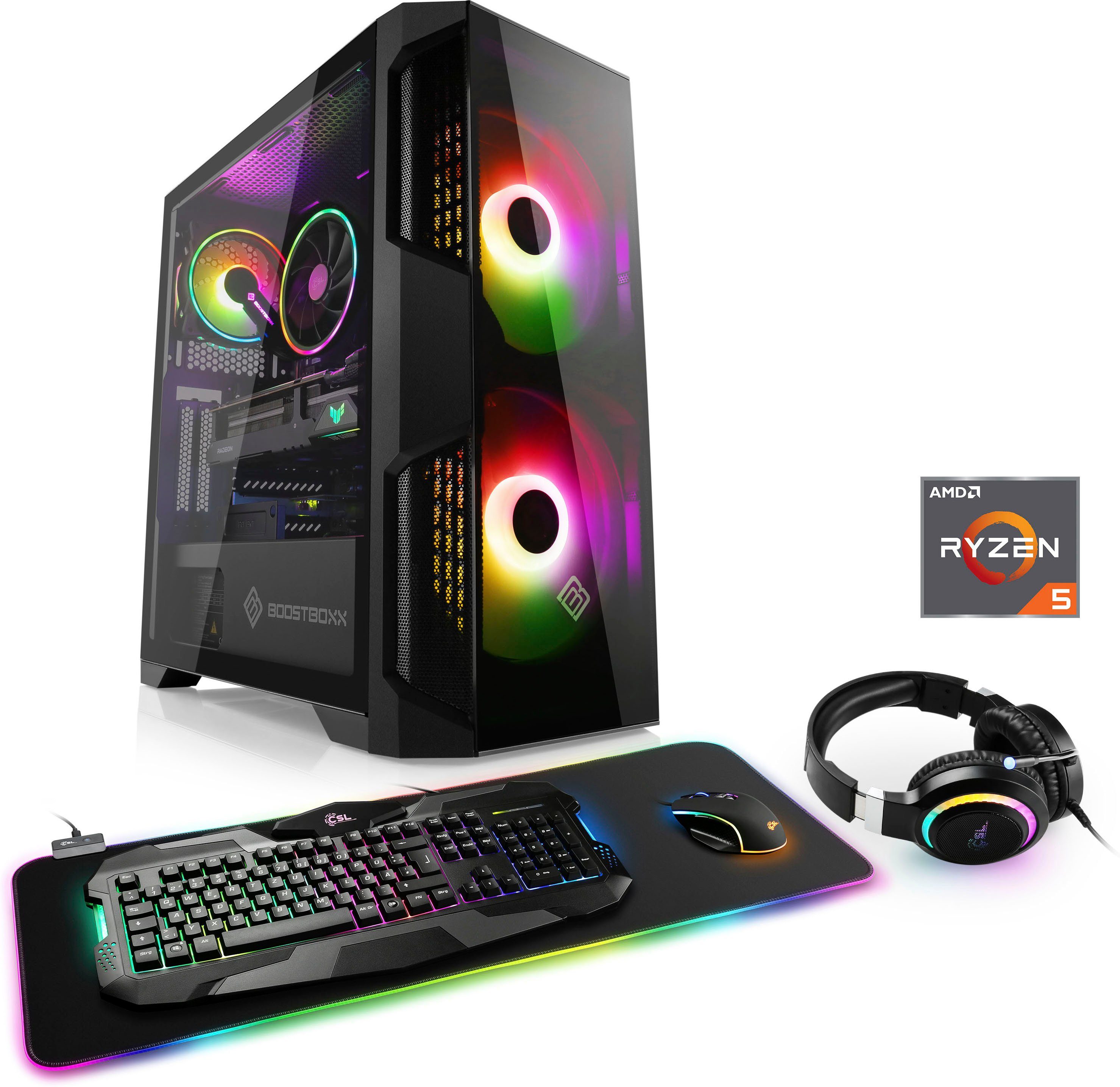 CSL Sprint V28111 GamingPC (AMD Ryzen 5 4500, NVIDIA GeForce® RTX 3050