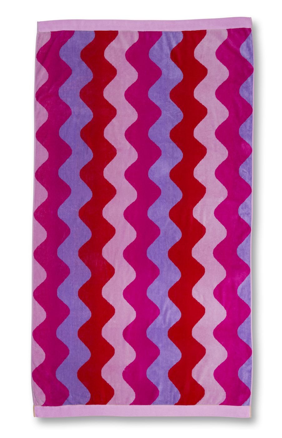 KAAT Amsterdam Strandtuch Strandtuch KA Waves Multi 100x180 Bunt, (1-St), Sport, Strand & Badehandtuch Liegetuch Saunatuch