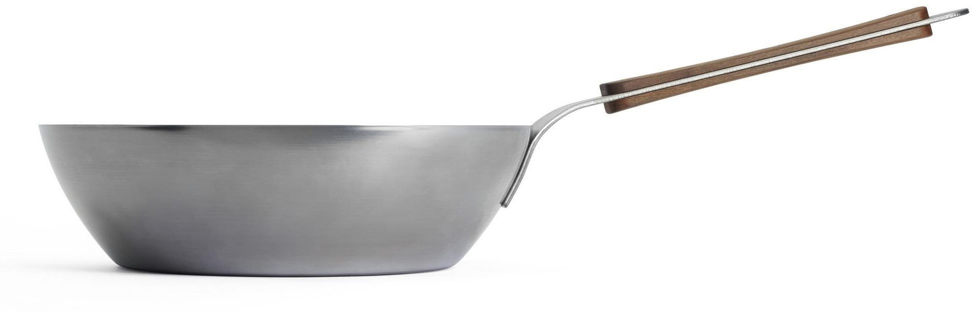WOLL Schmorpfanne Woll Carbon Steel Hochrandpfanne, Karbon-Stahl (1-tlg), natürlicher Antihafteffekt nach dem Einbrennen