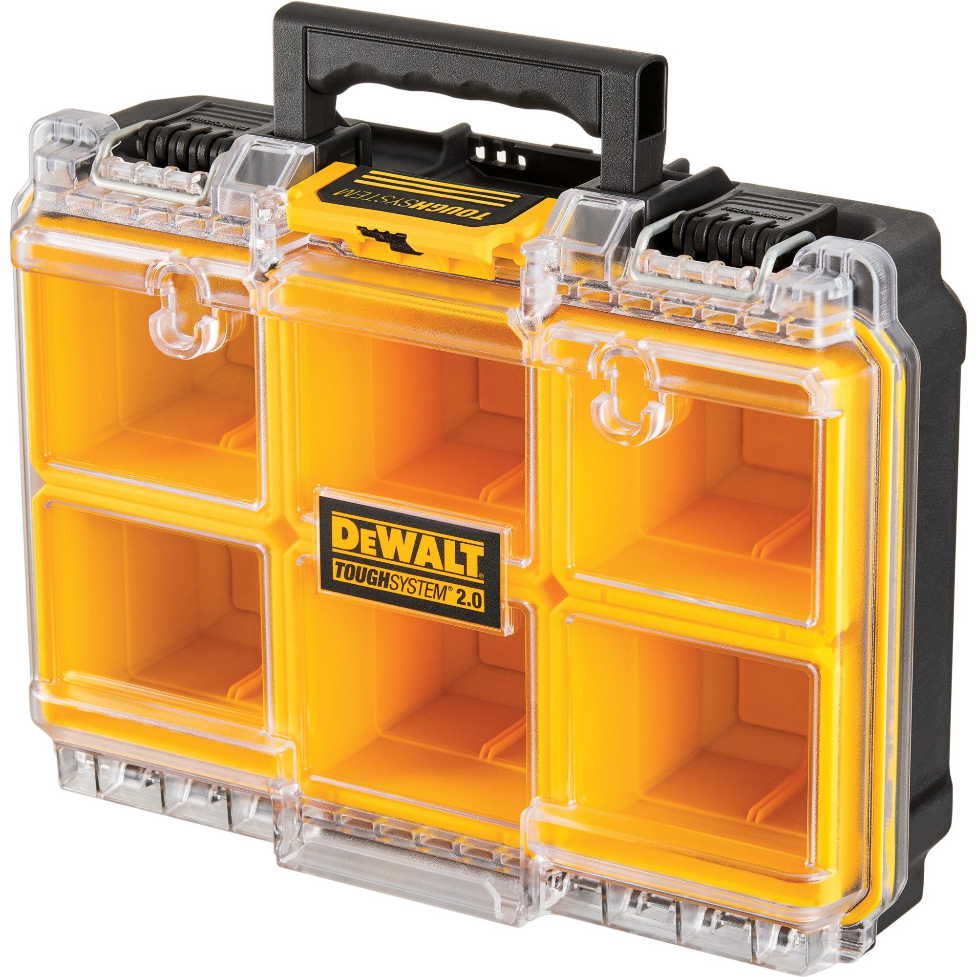 DeWalt Werkzeugkoffer DEWALT TOUGHSYSTEM 2.0 Halbformat Organizer, tief