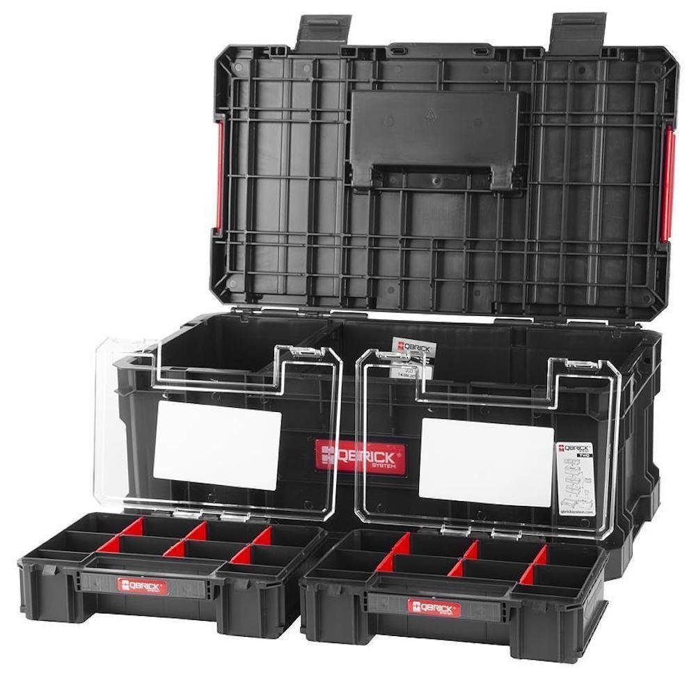 QBRICK System Инструментbox Set-Werkzeugkasten mit 2 Менюskasten, HxBxT 22,5x53x31cm