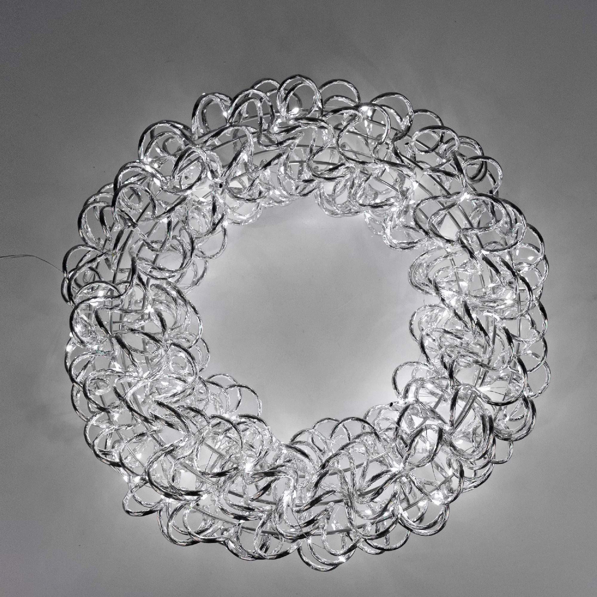 formano Hängedekoration Funkeleffekt, Mit Timerfunktion, Silber, Motiv: Draht