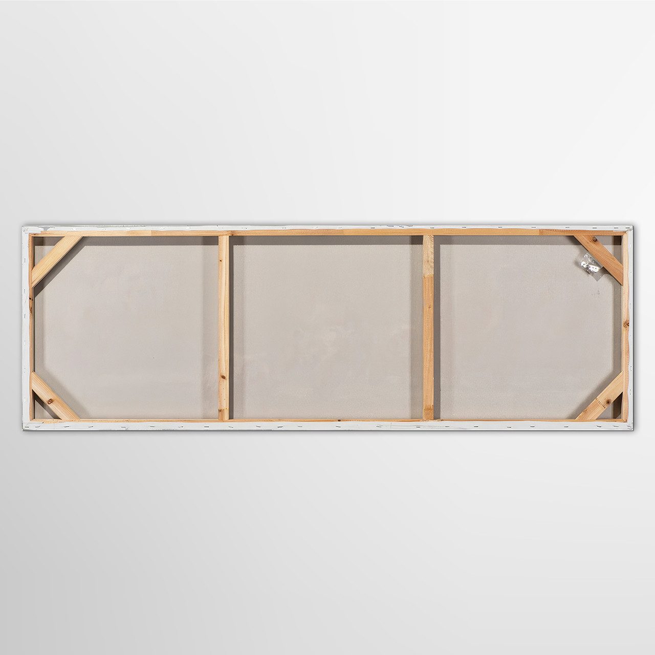 ArtUniverse Gemälde Häuschen aus Metall 50 x 150 cm, Städtemotiv