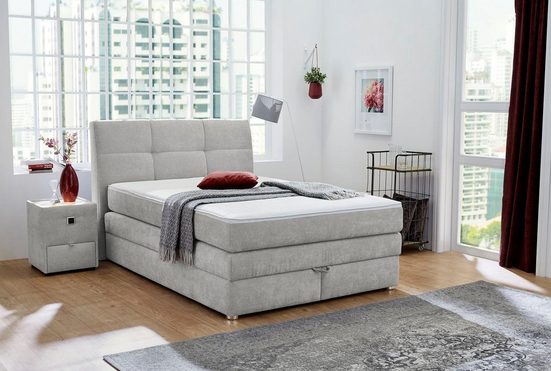 Jockenhöfer Gruppe Boxspringbett, mit Bettkasten und Topper online