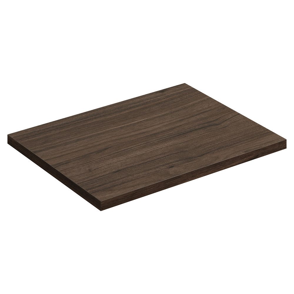 Lomadox Waschtischplatte TEMUCO-56-WALNUT, 60 cm breit in Walnuss