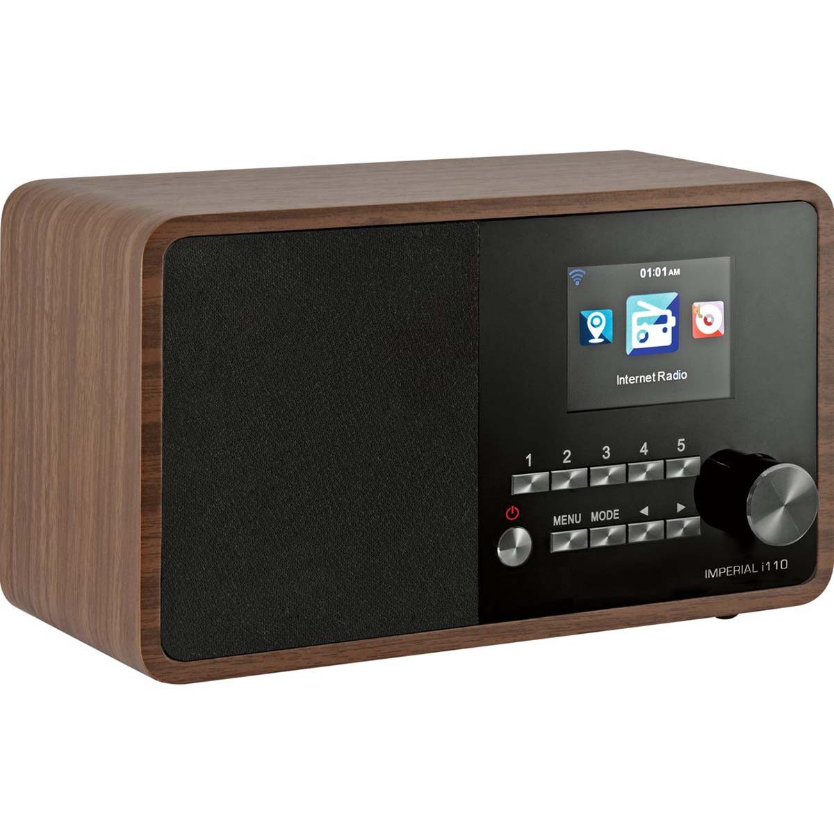 IMPERIAL 22-320-00 Radio (Internet Radio,Tabelle Radio, 10 W, Wi-Fi, Bluetooth, USB und Streaming. Holzoptik für flexiblen Einsatz)